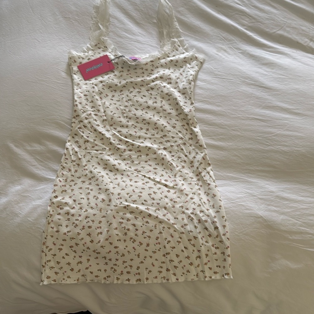 Edikted floral mini dress xs.  NWT
